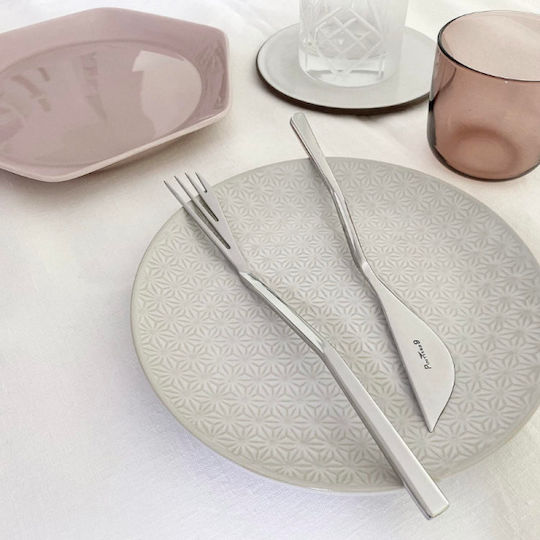 Pintinox Set de Tacâmuri Inoxidabil Argintiu 24buc