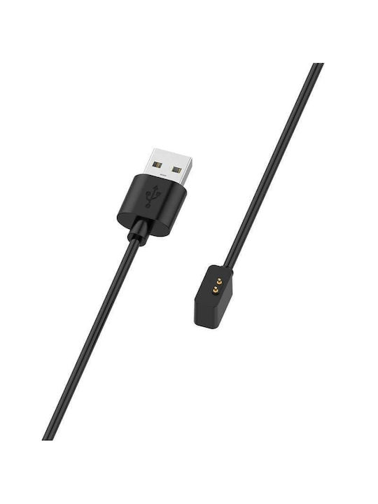 Cablu de încărcare Edman pentru Xiaomi Mi Band 7 Pro / Redmi Watch 2, negru