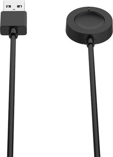 Edman Smartwatch Charging Cable For Fossil Gen 6 / Fossil Gen 4 / Fossil Gen 5, Length 1m, Watch Charger, Black