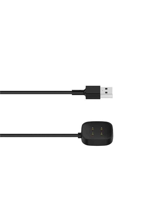 Edman Ladekabel für Fitbit Versa 3/versa4/sense 1/2, schwarz