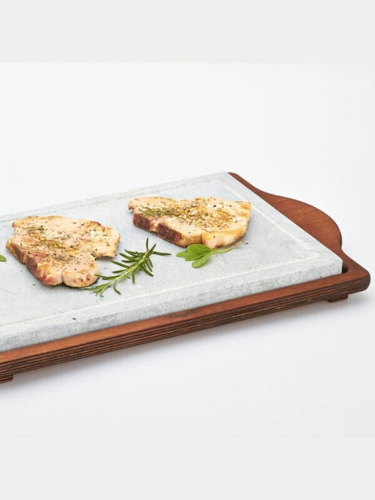Bisetti Сервираща платка за сирена от камък 40x25бр 1бр