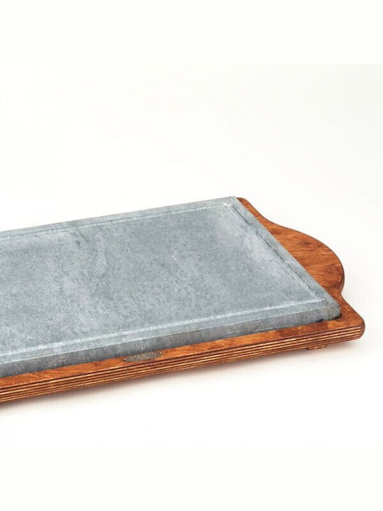 Bisetti Сервираща платка за сирена от камък 40x25бр 1бр
