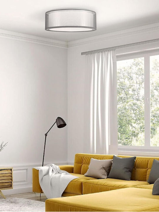 Navaris Кръгъл LED Панел 22W с Топло Бяло Светлина 2700K 40см