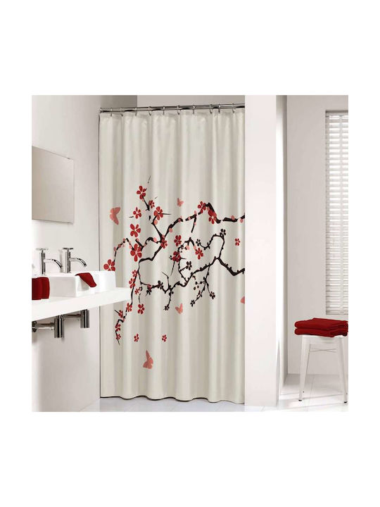 Sealskin Shower Curtain Fabric 180x200cm Red