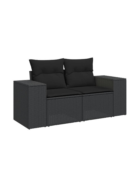 Canapea Cu Patru Locuri De Exterior Din Rattan Cu Perne 55x55x69cm