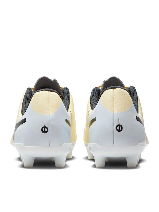 Jr Tiempo Legend 10 Club Fg Mg Fg Mg Kids Soccer Cleats & Shoes Molded Beige