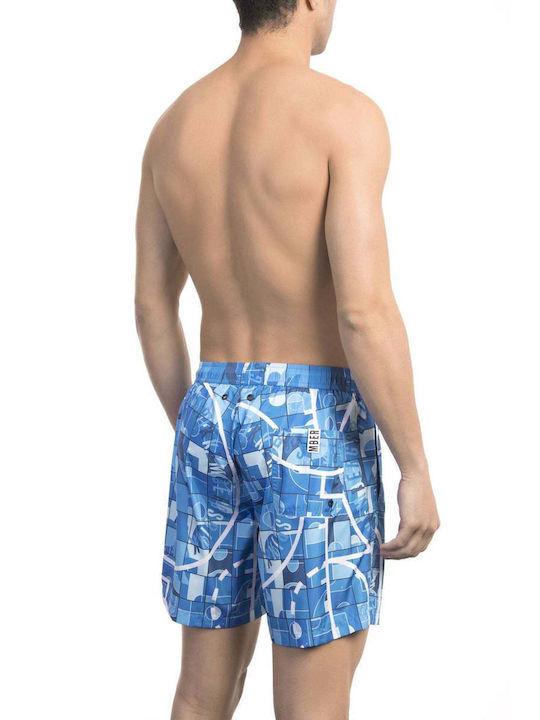 Bikkembergs Men's Swimwear Shorts Blue