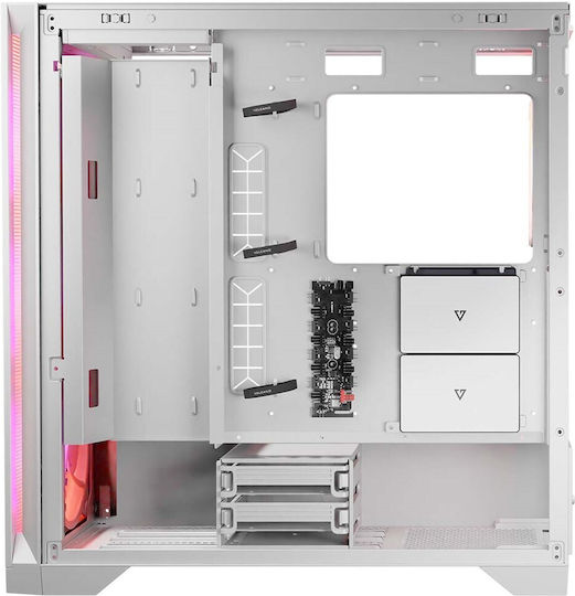 Modecom Volcano Expanse S Apex ARGB Gaming Midi Tower Κουτί Υπολογιστή με Πλαϊνό Παράθυρο Λευκό