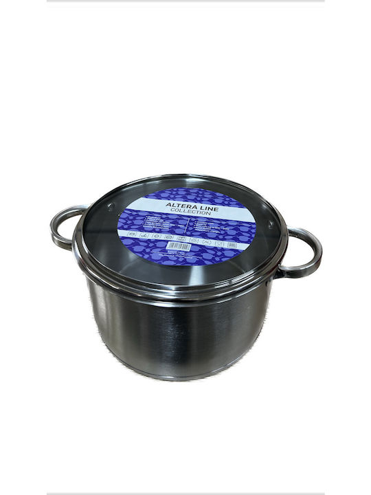 Venus Χύτρα Βαθιά Ανοξείδωτη Κατσαρόλα 22cm