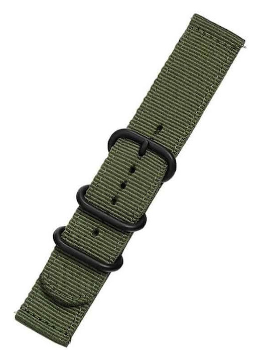 Edman Fabric curea Verde 22mm