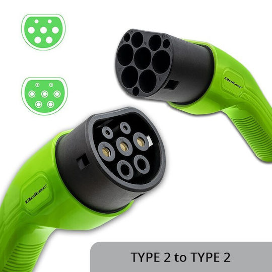 Qoltec Καλώδιο Φόρτισης 5m Type 2 - Type 1 52474