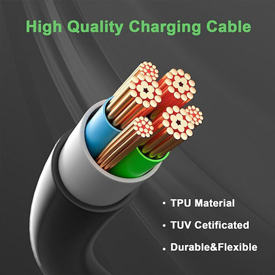 Qoltec Electric Car Charging Station Cable 5m Type 2 - Type 1 52472
