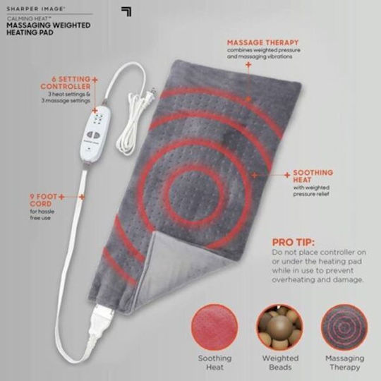 Electric Pillow Massage for the Neck, the Back, the Legs & the Body with Vibration and Heating Function