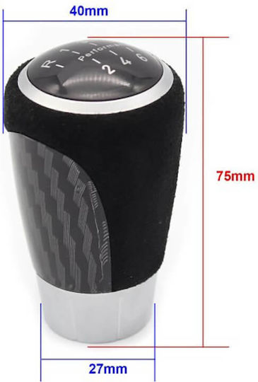 Edman Buton schimbător viteze pentru BMW E34 / E36 / E39 / E46 / E53 / E60 / E90 / E91 / E92 Mazda Seria E Negru