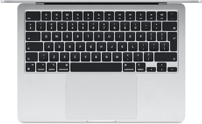 Apple MacBook Air 13" (2024) 13.6" Retina Display (M3-8-core/8GB/256GB SSD) Silver (International English Keyboard)