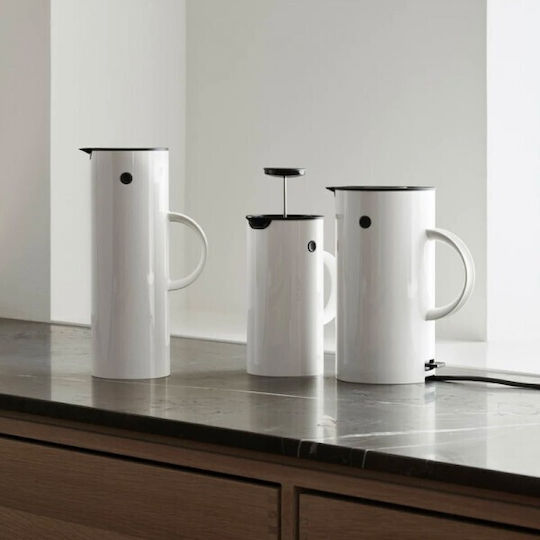 Stelton Καφετιέρα Φίλτρου Χειρός Ανοξείδωτη Λευκή 1lt