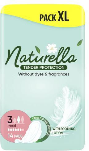 Naturella Tender Protection Maxi Γυναικεία Σερβιέτα Σερβιέτες Με Φτερά 14 Τεμ. Για Γυναίκες