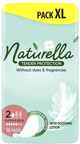Naturella Tender Protection Normal Plus Γυναικεία Σερβιέτα Σερβιέτες Με Φτερά 16 Τεμ. Για Γυναίκες