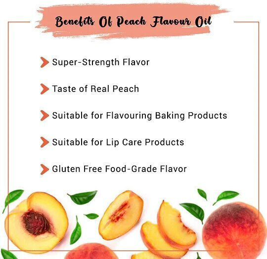 Peach Oil Vegetable Oil 50 Ml