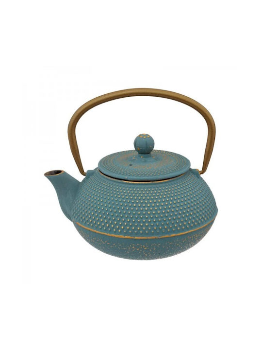 Secret de Gourmet Teapot Cast Iron in Blue Color 800ml 188873