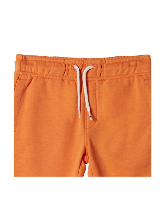 Kinder-Shorts/Bermudas Stoff Easy Day Sweat Orange