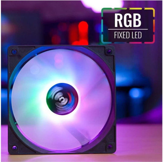 Aerocool Frost 12 Case Fan 120mm (1500rpm / 28.2cfm) με RGB Φωτισμό και Σύνδεση 4-Pin PWM