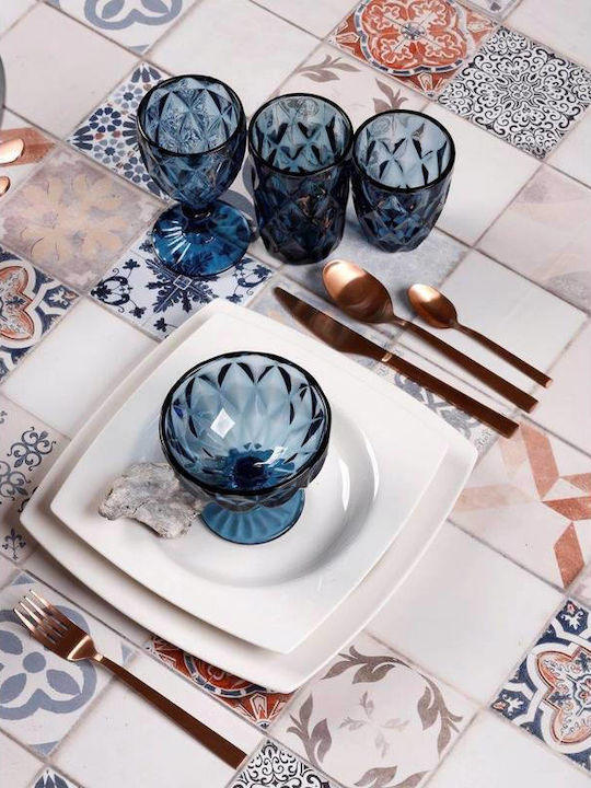 Cryspo Trio 'quadro Off Plate Soup made of Porcelain White with Diameter 23cm 6pcs