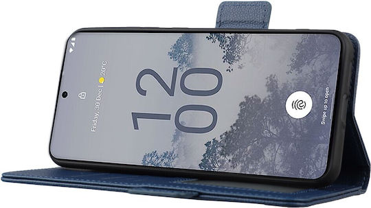 Портмоне Изкуствена кожа Тъмносин (Nokia X30 5G)