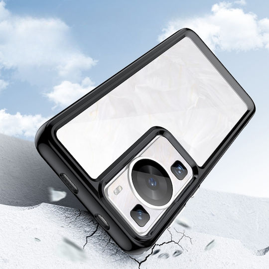 Umschlag Rückseite Silikon Transparent (Huawei P60)