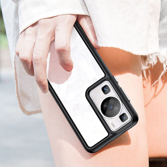 Umschlag Rückseite Silikon Transparent (Huawei P60)