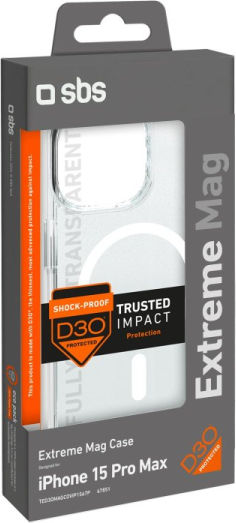 SBS Back Cover Silicon Transparent (iPhone 15 Pro Max)