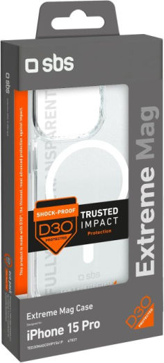 SBS Back Cover Silicon Transparent (iPhone 15 Pro)