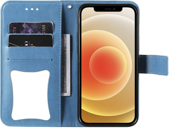 Erbord Книга Изкуствена кожа / Пластмаса / Силикон Син (Oppo A94)