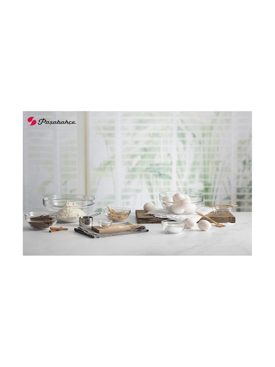 Pasabahce Servierschüssel Rund Glas Transparent mit Durchmesser 9cm 24Stück