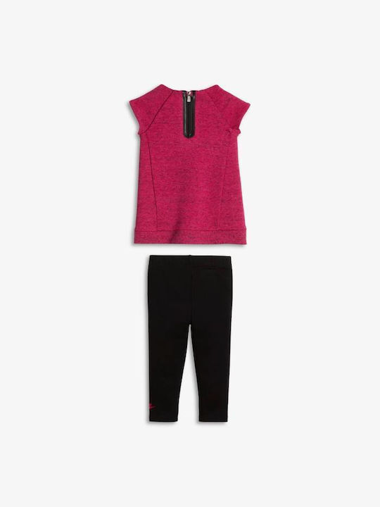 Nike Kids Clothing Set with Fuchsia Leggings 2 Pieces
