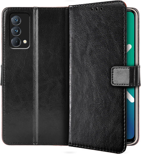 Erbord Wallet Δερματίνης / Πλαστικό / Σιλικόνης Μαύρο (Realme GT Master)