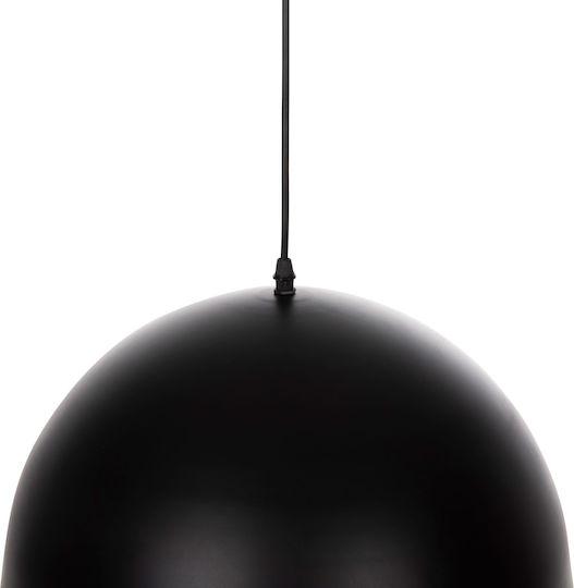 HomeMarkt Κρεμαστό Φωτιστικό Μαύρο Ράγα με Ντουί E27 20x40x125εκ.