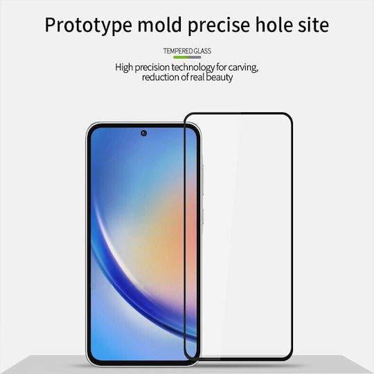 Pinwuyo 5g Pinwuyo 9h Full Face Tempered Glass Negru (Galaxy A35)