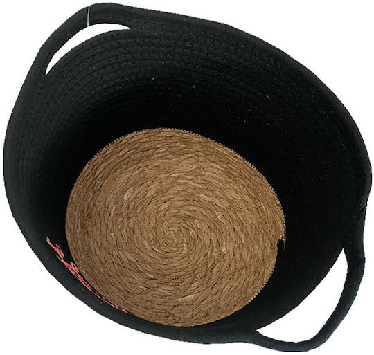 TnS Καλάθι Αποθήκευσης Bamboo Μαύρο 24.5x14.5x14.5cm TnS Καλάθι Αποθήκευσης Bamboo Μαύρο 24.5x14.5x14.5cm
