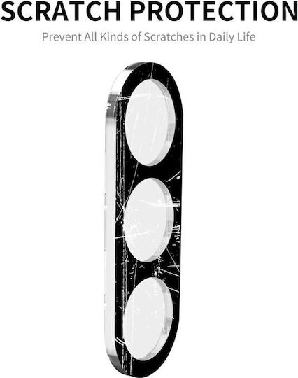 Αντιχαρακτικό Γυαλί 9h Προστασία Κάμερας Tempered Glass Μαύρο για το Samsung Galaxy A35 5G