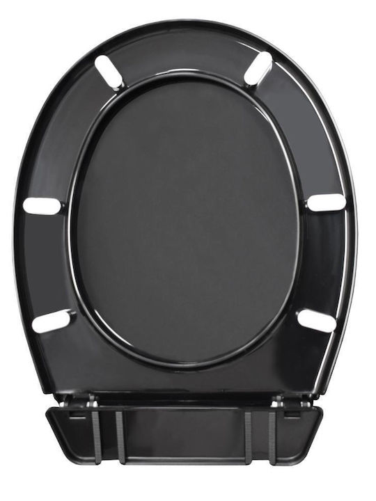 Plastic Toilet Seat Black