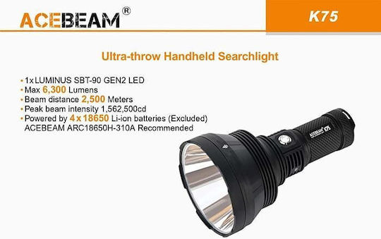 Acebeam LED с Максимална Яркост 6300лм