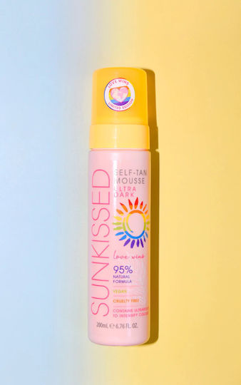 Sunkissed Self Tanning Mousse Σώματος Ultra Dark 200ml