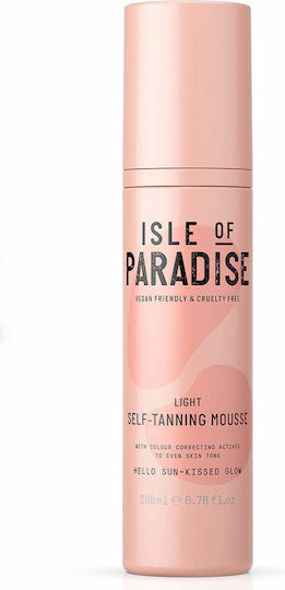 Isle of Paradise Self-Tanning Mousse Автобронзант Мус Body Светъл 200мл