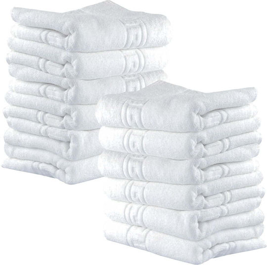 Quasar Set 12 Hotelhandtücher 140x70 cm Gewicht: 600gsm