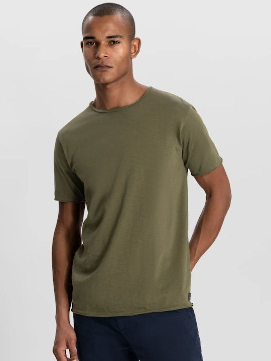 Dstrezzed Mc.queen Basic Men's Short Sleeve T-shirt Army Green