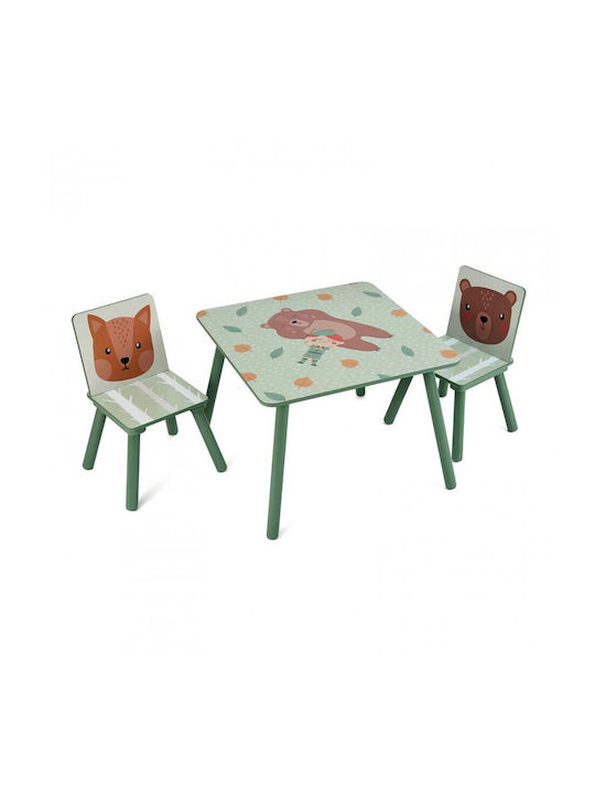 Kids Table and Chairs Set Green U-Grow Kids Table and Chairs Set Green U-Grow