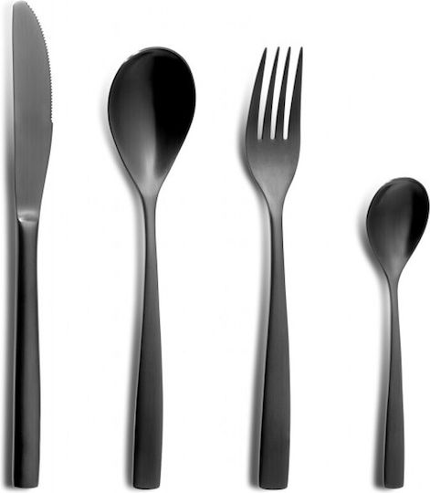 Max Home Dinner Stainless Steel Black Spoons 6 Pieces Max Home Dinner Stainless Steel Black Spoons 6 Pieces