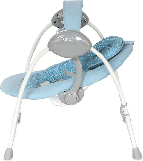 Lorelli Ηλεκτρικό Relax Μωρού Κούνια Portofino με Μουσική Cameo Blue για Παιδί έως 9kg