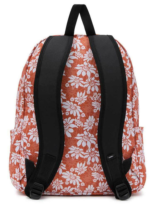 Vans Old Skool School Bag Backpack Junior High-High School in Orange color 22lt